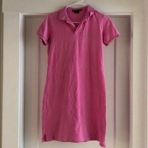 Ralph Lauren Pink Collared Dress